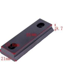 Alternative view of Cs Force 5 Slots 2-Inch Keymod 1913 Picatinny Rail Section Black