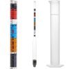 Triple Scale Hydrometer And Test Jar Combo Brewing Kit Supplies - Hydrometers.. - $44.95
