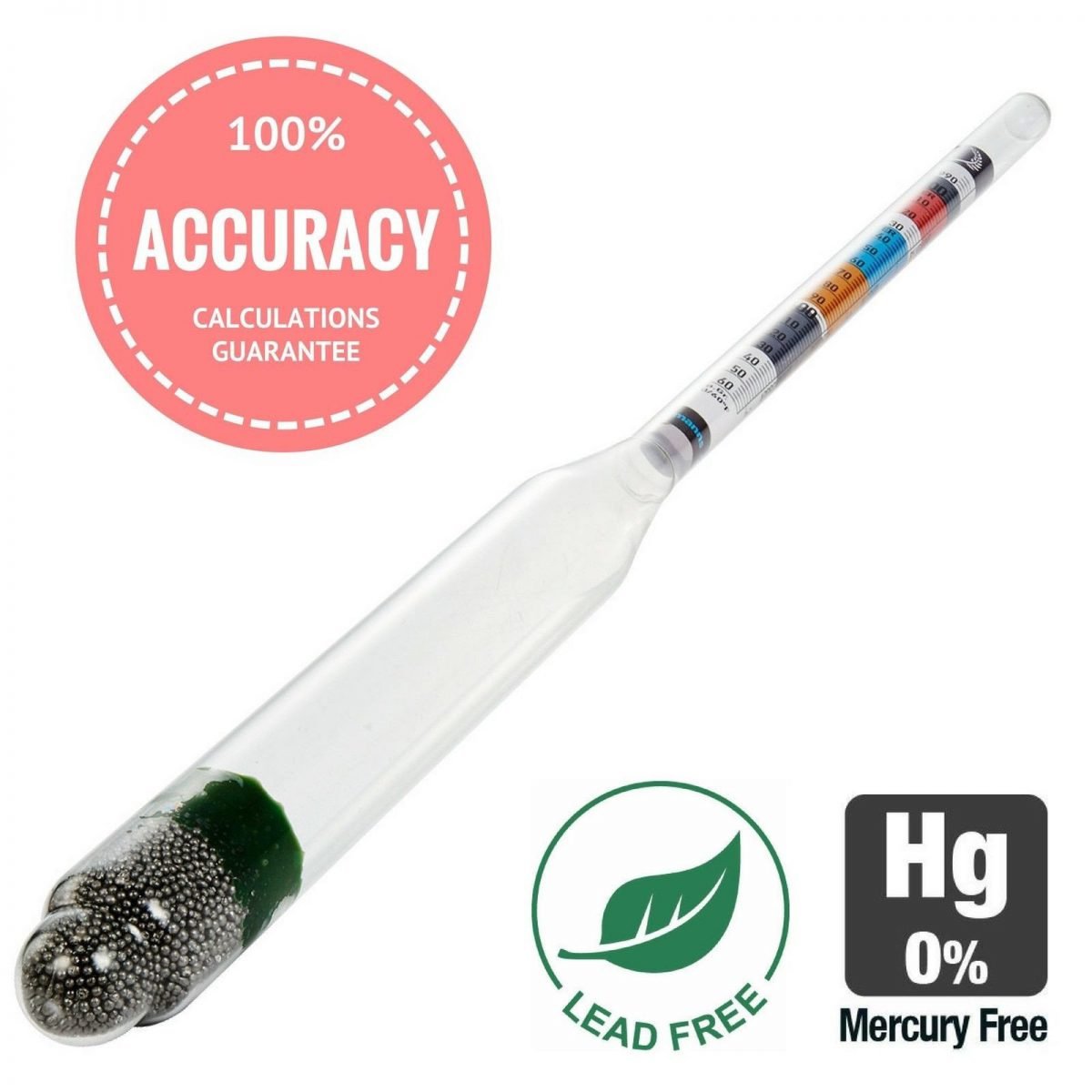 Triple Scale Hydrometer And Test Jar Combo Brewing Kit Supplies