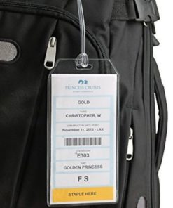 Alternative view of Shiptags Cruise Luggage Tag Holders Pack Of 8 Premium Etag Baggage Document H..