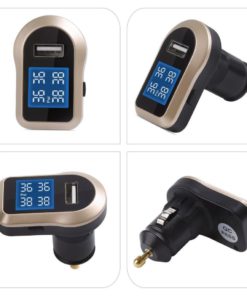 Alternative view of Aukey Tire Pressure Gauge With Tpms Monitoring System Build-In Alarm And Usb ..