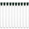 10 Pack - 16X150Mm Pyrex Glass Test Tubes With Rubber Stoppers 23 182321189372 0