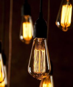 Edison Vintage Bulbs - 6 Pack - 60W Incandescent - Clear Glass - St64 Squirre.. 15 182321191189 7