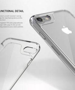 Alternative view of Iphone 7 Case Caseology [Waterfall Series] Slim Transparent Clear Cushion Gri..