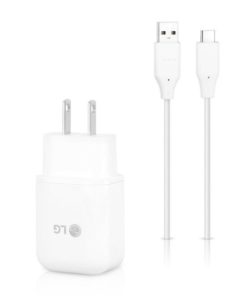 Genuine Lg G5 Charger + Usb C Cable 18W Quickcharge 3.0 Certified