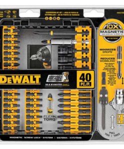 Dewalt Dwa2T40Ir Impact Ready Flextorq Screw Driving Set 40-Piece Apple