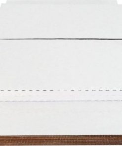 Alternative view of (100) White 1-3 Vinyl 12" Record Cardboard Multi-Depth Mailers