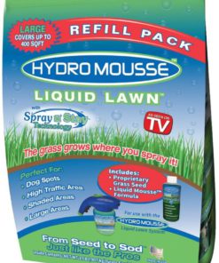 Hydro Mousse - Liquid Lawn Refill Fescue Grass Seed 2 Lb (Covers Up To 400 Sq..