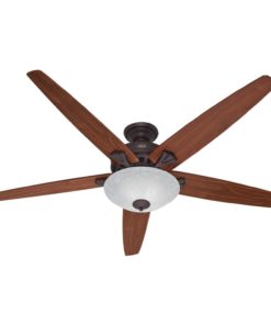 Hunter Fan Company 55042 Stockbridge 70-Inch Ceiling Fan With Five Walnut/Med..