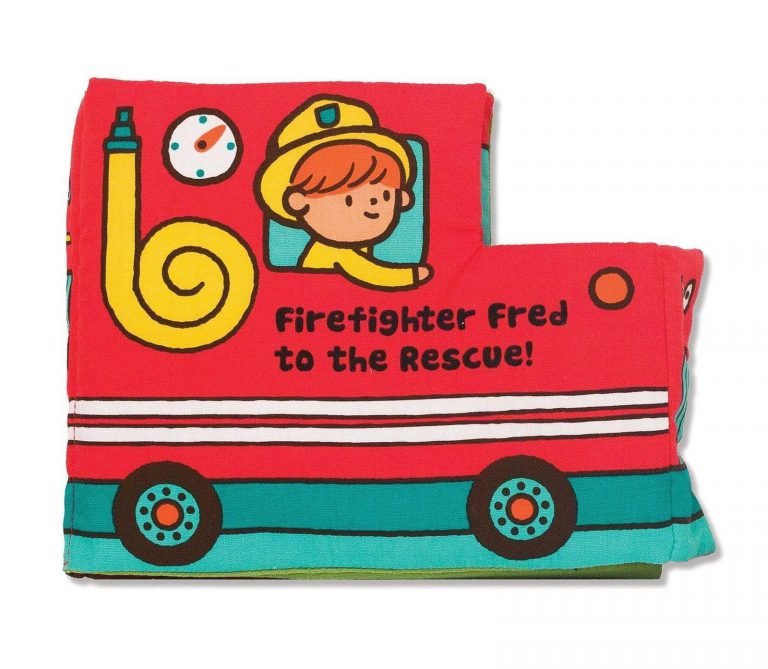 Melissa & Doug Soft Activity Book - Firefighter Fred To The Rescue