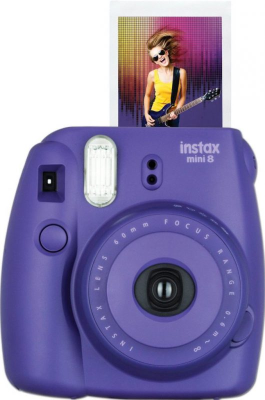 Fujifilm Instax Mini 8 Instant Film Camera (Grape) Grape Base