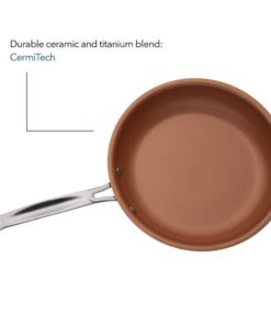 California Home Goods 9.5" Non-Stick Cermitech Frying Pan Oven Safe Dishwashe.. 8 182321210069 1