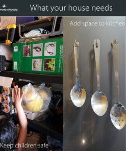 Super Strong 44 Pound Magnetic Hooks Set! 4 Pack With New And Improved Larger.. 16 182321211869 7