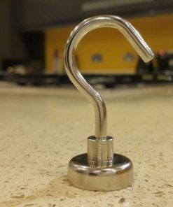 Super Strong 44 Pound Magnetic Hooks Set! 4 Pack With New And Improved Larger.. 17 182321211869 8