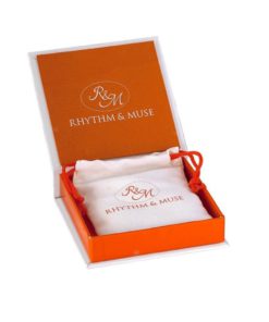 Alternative view of Rhythm & Muse Created Blue & Created White Sapphire Bar Adjustable Bracelet