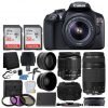 Canon Eos Rebel T6 Digital Slr Camera + Canon 18-55Mm Ef-S Lens & Ef 75-300Mm.. 3 182321215567 0
