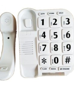 Leeker Lk-P011W Big Button Corded Phone For Elderly With Handsfree Speakerpho.. 7 182321215817 3