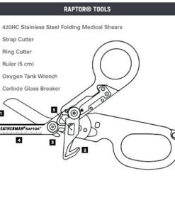 Alternative view of Leatherman - Raptor Shears Black With Molle Compatible Holster