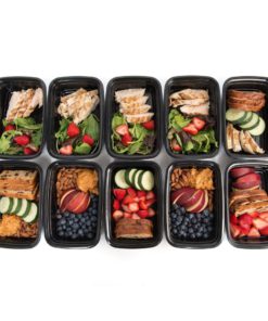 California Home Goods 1 Compartment Reusable Food Storage Containers With Lid.. 9 182321218674 2