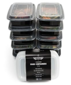 California Home Goods 1 Compartment Reusable Food Storage Containers With Lid.. 13 182321218674 6