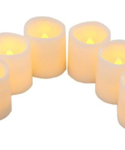 Alternative view of Festival Delights Battery Operated Candles 1.5X1.75 Inch Set Of 6 Non-Timer