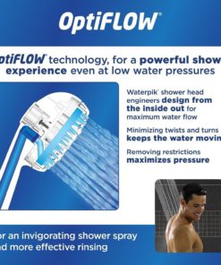 Waterpik Sm-653Cg Original Shower Massage Hand Held Shower Head Chrome 14 182321220434 6