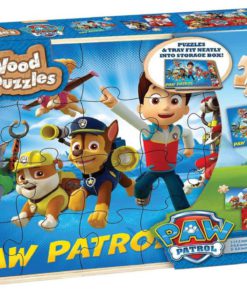 Alternative view of Paw Patrol 5 Wood Puzzles