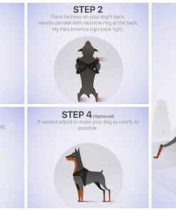 Our Legendary Dog Harness Across Usa - Leash Included - Mypetsamerica Reflect.. 15 182321268037 6