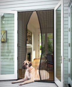 Alternative view of Planet Homeware Full Frame Heavy Duty Velcro Mesh Magnetic Screen Door Curtai..