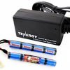 Combo: Tenergy 9.6V 1600Mah Butterfly Mini Nimh Battery Pack + 8.4V-9.6V Nimh..