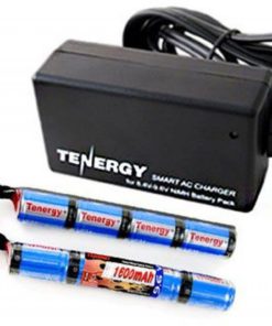 Combo: Tenergy 9.6V 1600Mah Butterfly Mini Nimh Battery Pack + 8.4V-9.6V Nimh..