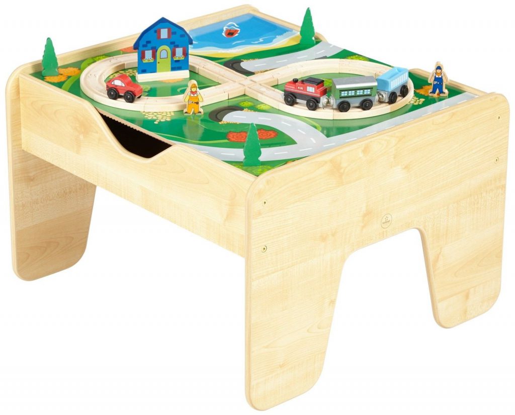 Kidkraft Lego Compatible 2 In 1 Activity Table Honey – Swiftsly