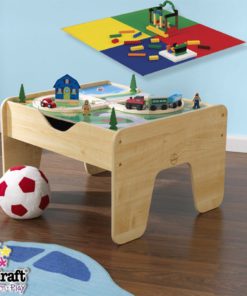 Alternative view of Kidkraft Lego Compatible 2 In 1 Activity Table Honey