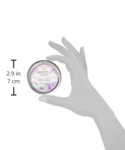 Makes 3 Organics Organic Miracle Body Balm, Lavender, 2 Fluid Ounce Lavender Miracle Balm 7 317vFPysgmL