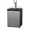 Kegco Kegerator Digital Beer Keg Cooler Refrigerator - Dual Faucet - D System 2 Faucet Stainless Steel