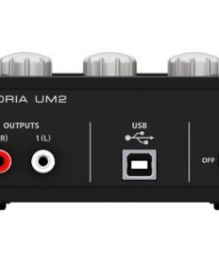 BEHRINGER Audio Interface, 1x XLR/TRS 1x 1/4" 2X RCA USB, Black, 1-Channel (UM2) 8 31E8Ujy3vAL