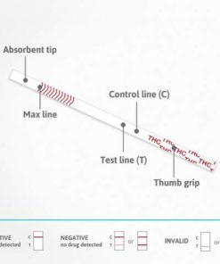 SelfCheck Highly Sensitive Marijuana THC Test Kit - Medically Approved Drug Test Strips for Detecting Any Form of THC in Urine up to 45 Days in 5 Minutes Only 12 31INyuPdh9L