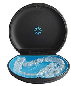 Invisalign Aligner and Retainer Case (Black and Blue Slim Magnetic Case) 5 31WRkmRF3ML