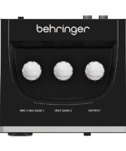 BEHRINGER Audio Interface, 1x XLR/TRS 1x 1/4" 2X RCA USB, Black, 1-Channel (UM2) 11 31hpMPvWDCL