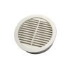 Master Flow 2 In. Round Circular Wall Vent Plastic (White) 6 / Bag RLSC2