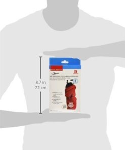 J.L. Childress Gate Check Bag for Single Umbrella Strollers, Durable and Lightweight, Water-Resistant, Drawstring Closure with Adjustable Lock, Webbing Handle, Includes Stretch Zipper Pouch, Red Umbrella Strollers Red 13 31p773wtIIL