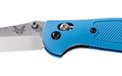 Alternative view of Benchmade - Mini Griptilian 556 Blue Handle Plain Edge/Satin Finish