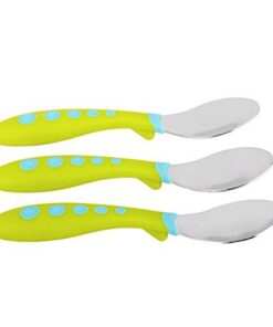 Gerber Graduates Kiddy Spoons, Neutral Colors, 3pk 9 413RgQdP iL