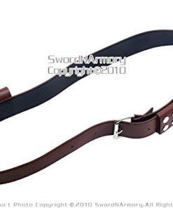 Alternative view of Etrading Medieval Back Hanger Baldric Sword Belt for Zelda Link Princes Anime Sword