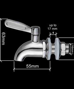 Stainless Works SSS010 Stainless Steel Beverage Dispenser Spigot (Fits 5/8 inch opening) 10 41M8ooHXF9L