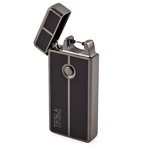 Tesla Coil Lighters? USB Rechargeable Windproof Arc Lighter (1. Gun Metal) 1. Gun Metal - $21.95