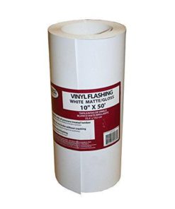 Union Corrugating White Vinyl Roll Flashing 10" X 50'