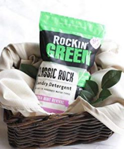 Rockin' Green Natural Laundry Detergent Powder | Classic Rock, Lavender Mint | HE, 90 Loads - 45oz Perfect for Cloth Diapers Lavender Mint Revival Standard Packaging 9 41kFyG12BMaL