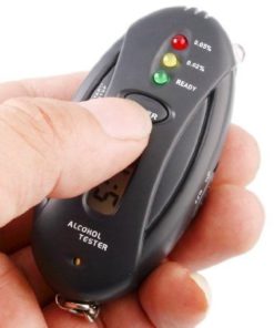 Best 2018 New Design Breathalyzer Alcohol Tester with Timer/Alcohol Breath Tester/Keychain Alcohol Tester Digital LCD Alcohol Tester Analyzer Breath Breathalyzer, LED Flashlight, Colored LED 13 41m HoV0IL