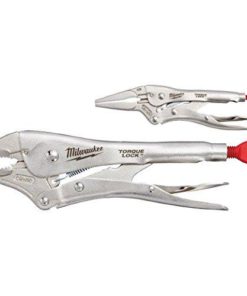 Milwaukee 48-22-3602 2-Piece - 6" Long Nose & 10" Curved Jaw Locking Pliers Set